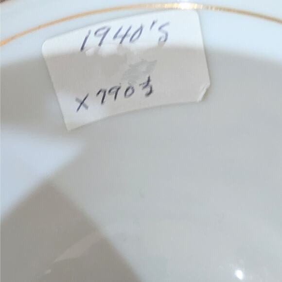 Poole Pottery Trinket Box Volcano Red England Cover Porcelain 40s - Picture 10 of 10